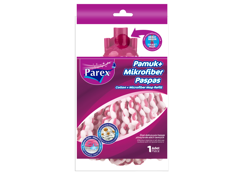 Microfiber outlet mop refill