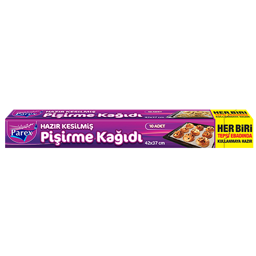HAZIR KESİLMİŞ PİŞİRME KAĞIDI 10’LU