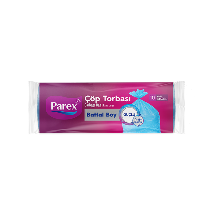 GÜÇLÜ ÇÖP TORBASI BATTAL BOY 10'LU