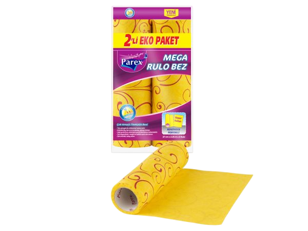 MEGA RULO TEMİZLİK BEZİ 2’Lİ EKO PAKET