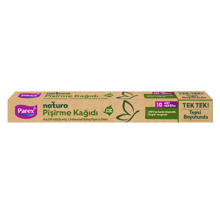 NATURA HAZIR KESİLMİŞ AĞARTILMAMIŞ PİŞİRME KAĞIDI