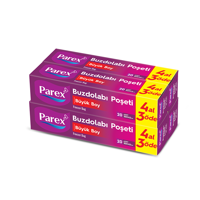 BUZDOLABI POŞETİ BÜYÜK BOY 4 AL 3 ÖDE