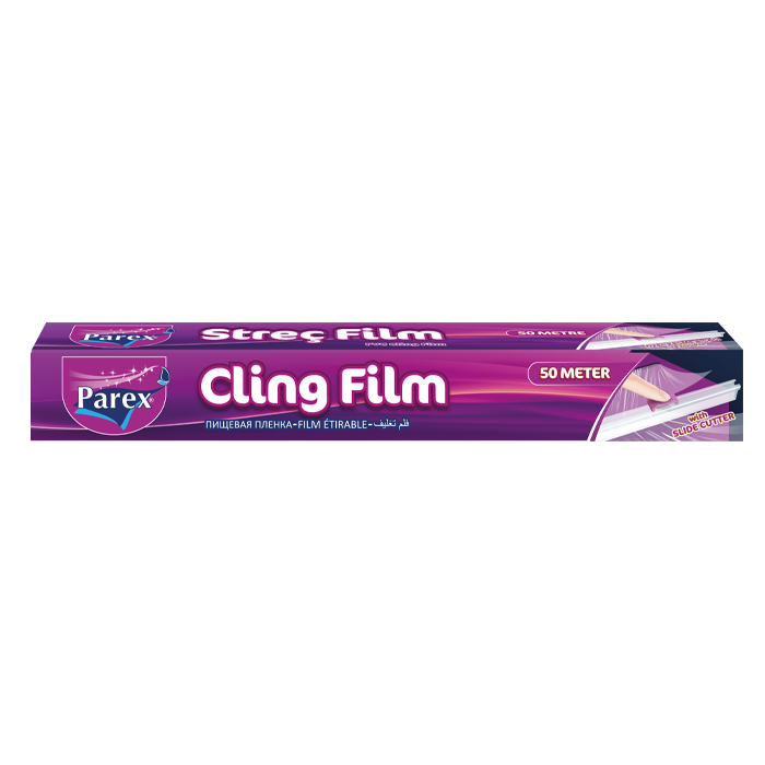 CLING FILM 50M WITH CUTTING KNIFE GIFT