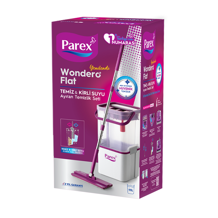 WONDERO FLAT OTOMATİK TEMİZLİK SETİ (ŞEFFAF)